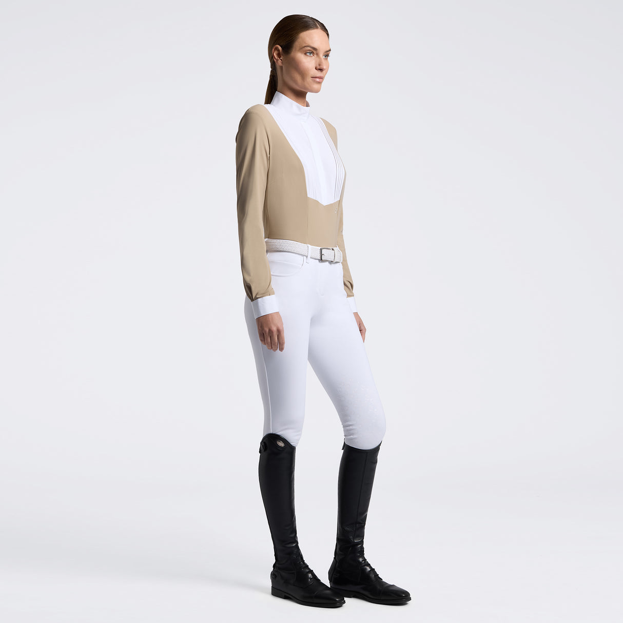 CAMICIA DA CONCORSO A MANICHE LUNGHE DA DONNA Cavalleria Toscana