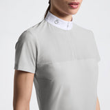 Camicia donna a maniche corte traforata | Cavalleria Toscana