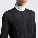 Maglia da donna a maniche lunghe traforata | Cavalleria Toscana