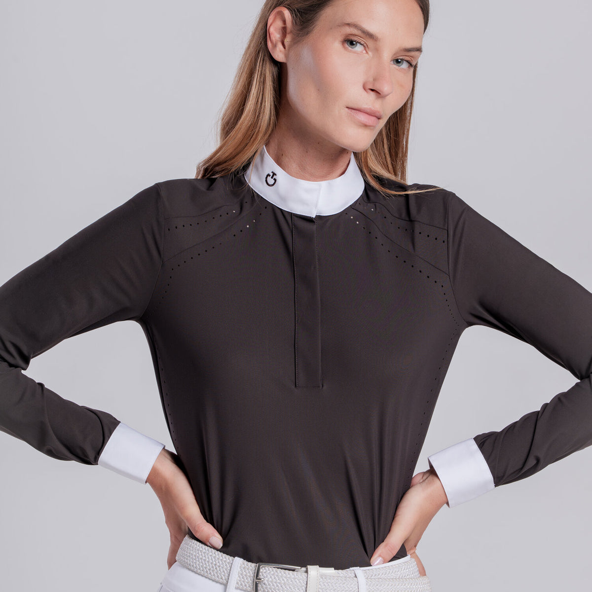 Camicia da gara donna traforata Cavalleria Toscana