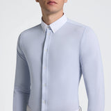 Camicia da gara uomo a maniche lunghe Cavalleria Toscana celeste