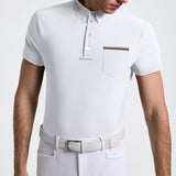 Camicia da Competizione a maniche corte con Tasche da Uomo | Cavalleria Toscana