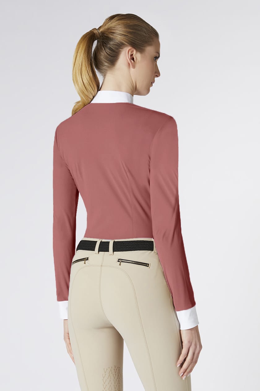 CAMICIA DONNA DA GARA MAHON CON MANICA LUNGA Vestrum