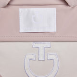 Sottosella e cuffia jumping con trapuntatura esagonale Cavalleria Toscana rosa