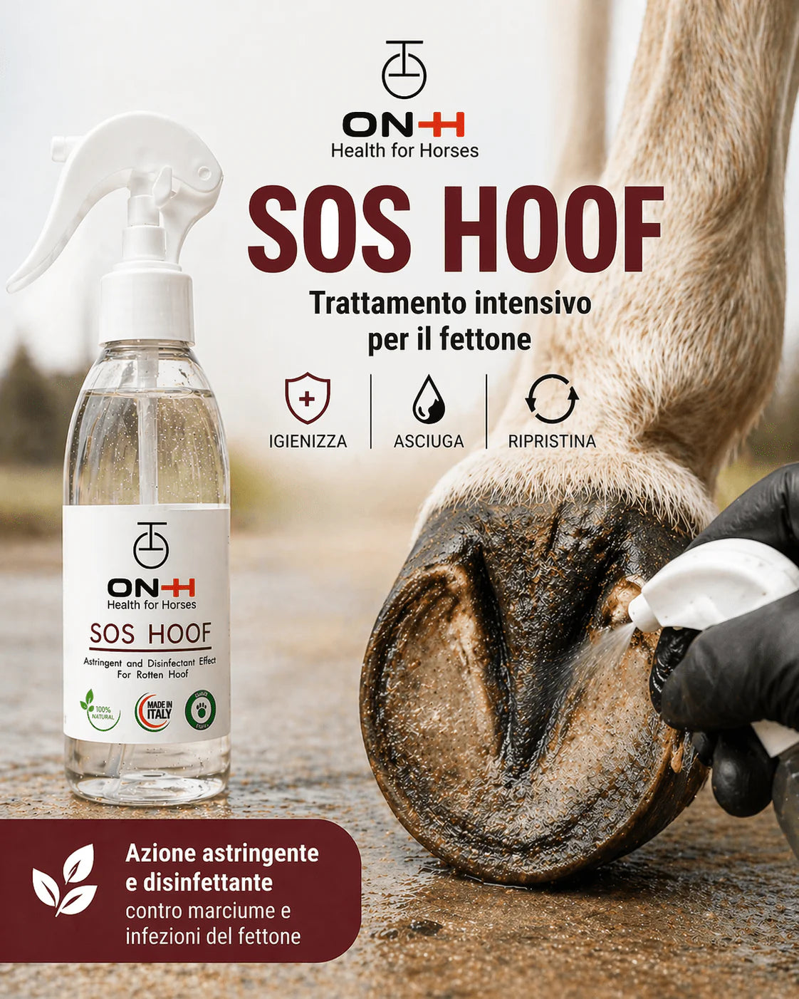 SOS Hoof | Igienizzante & Anti-marcimento 200ml