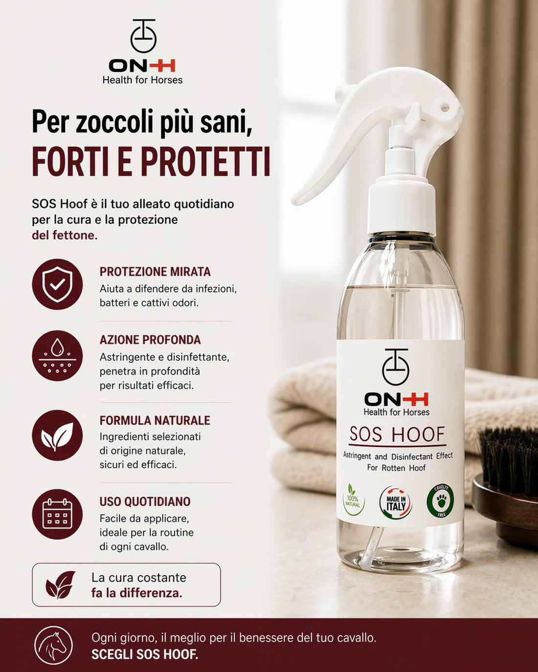 SOS Hoof | Igienizzante & Anti-marcimento 200ml