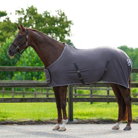 Coperta in pile con treccia QHP