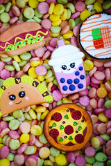 Biscotto Kawaii Taco | Biscotto per cavallo glassato in edizione limitata Candy Horse