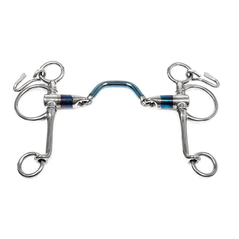 Pelham aste lunghe con abbassalingua Trust 16/13.5 cm