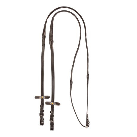 Redini Magna in cuoio con grip gommato Equestro