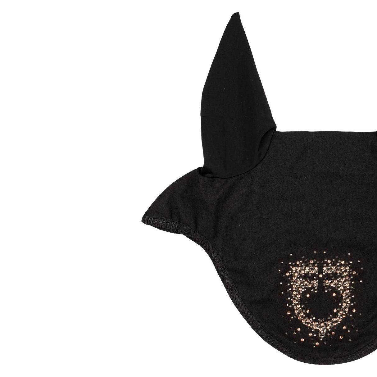Cuffietta modello diamon con logo in strass Equestro