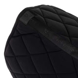 Sottosella da salto in tessuto tecnico con logo in strass e cuffia Equestro Full