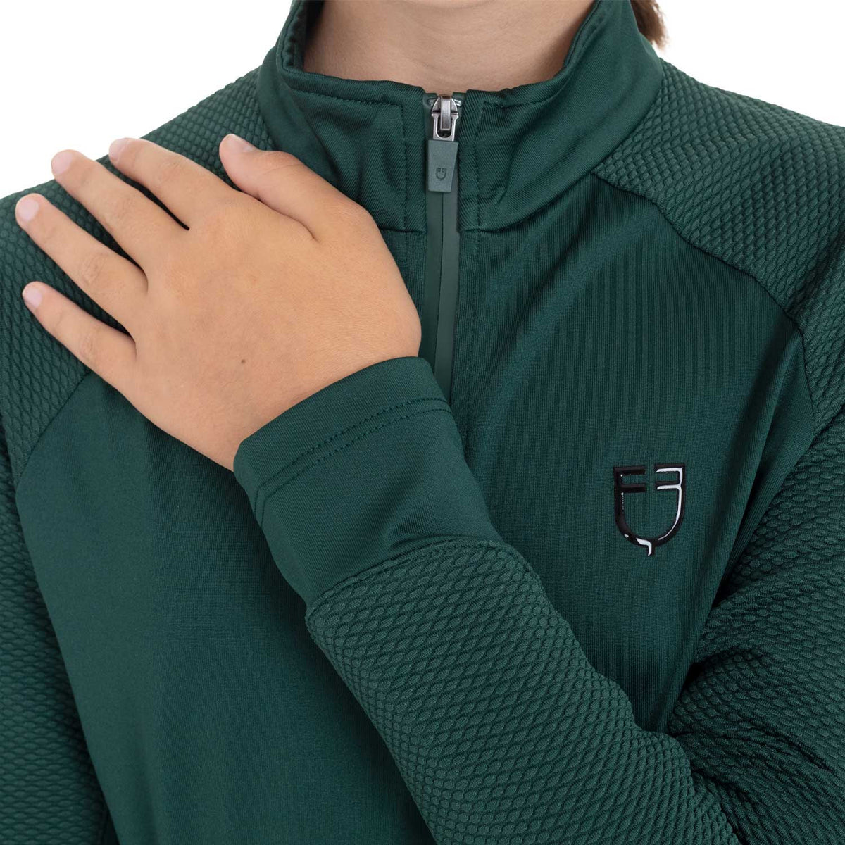 Base layer bambina slim fit manica lunga Equestro