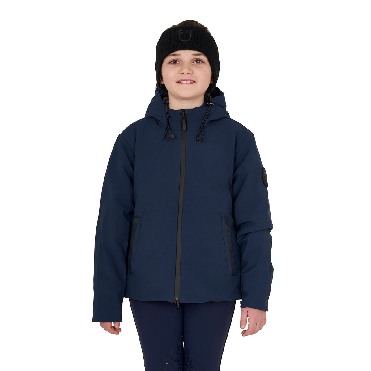 Giacca da bambino unisex impermeabile e antivento in nylon Equestro