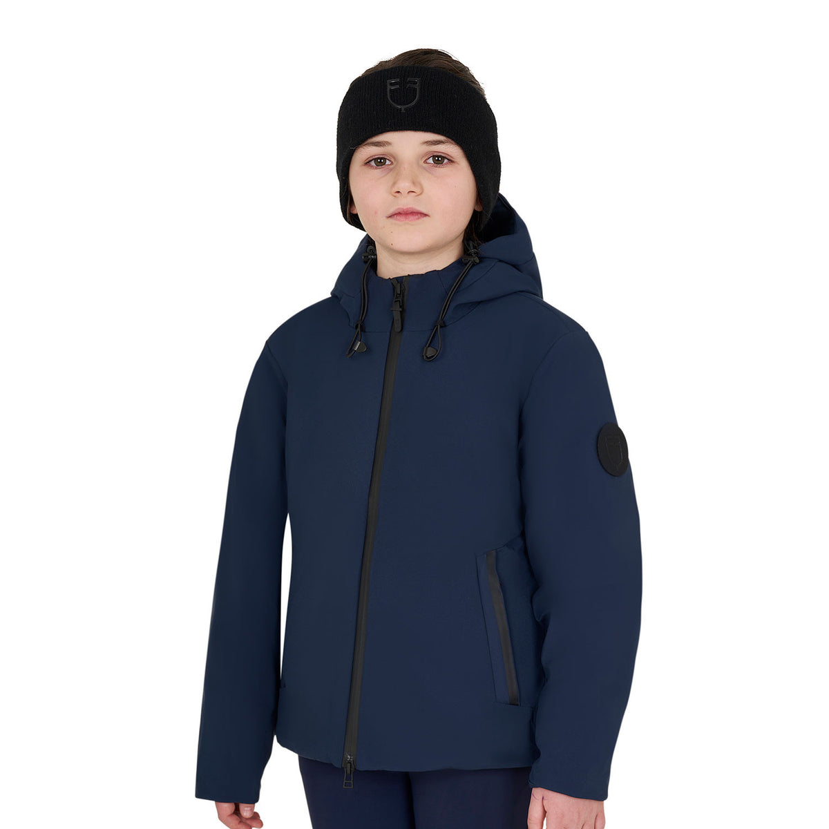 Giacca da bambino unisex impermeabile e antivento in nylon Equestro