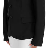 Giacca bambini da concorso slim fit tre bottoni Equestro