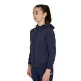Felpa bambini unisex con cappuccio e zip frontale Equestro