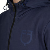 Felpa bambini unisex con cappuccio e zip frontale Equestro