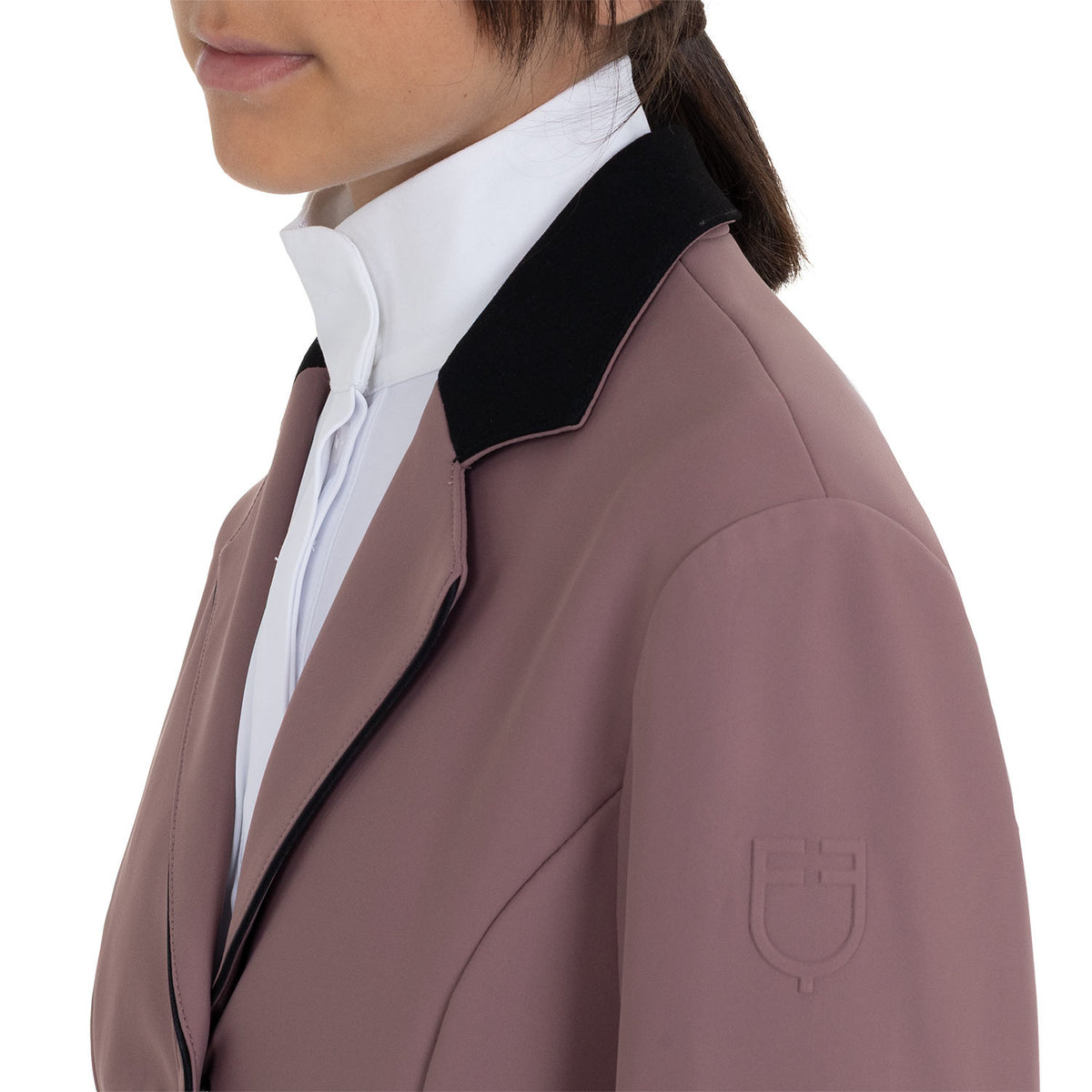 Giacca bambini unisex concorso zip e bottoni Equestro
