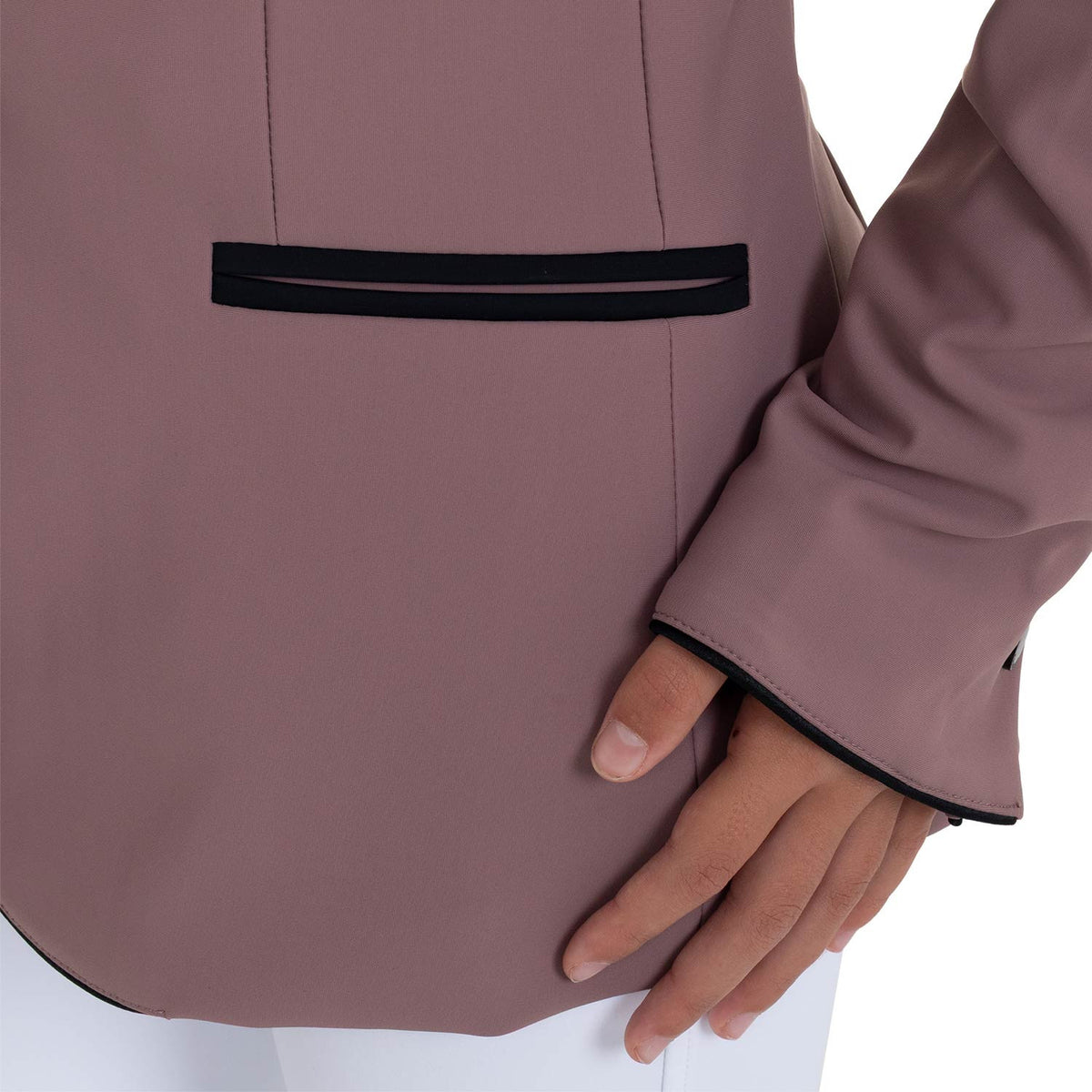 Giacca bambini unisex concorso zip e bottoni Equestro