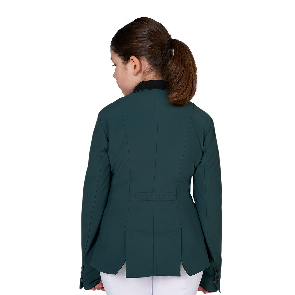 Giacca bambini unisex concorso zip e bottoni Equestro