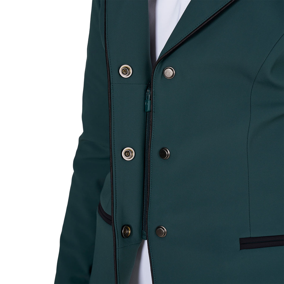 Giacca bambini unisex concorso zip e bottoni Equestro