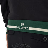 Felpa uomo con cappuccio e zip frontale Equestro