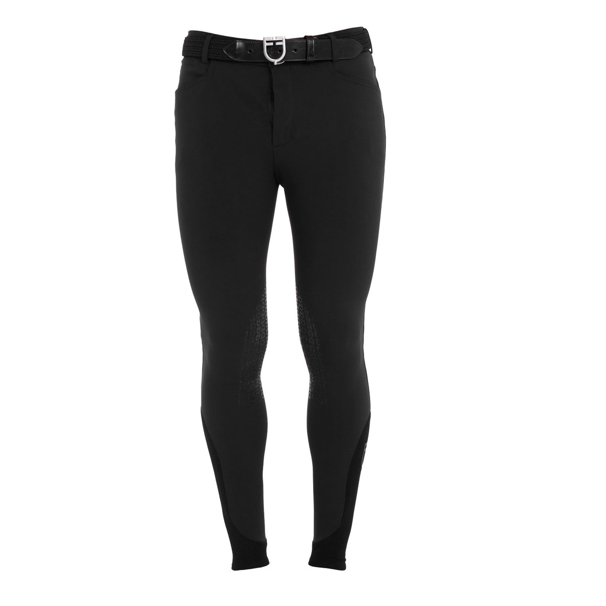 Pantaloni uomo slim fit con grip al ginocchio Equestro
