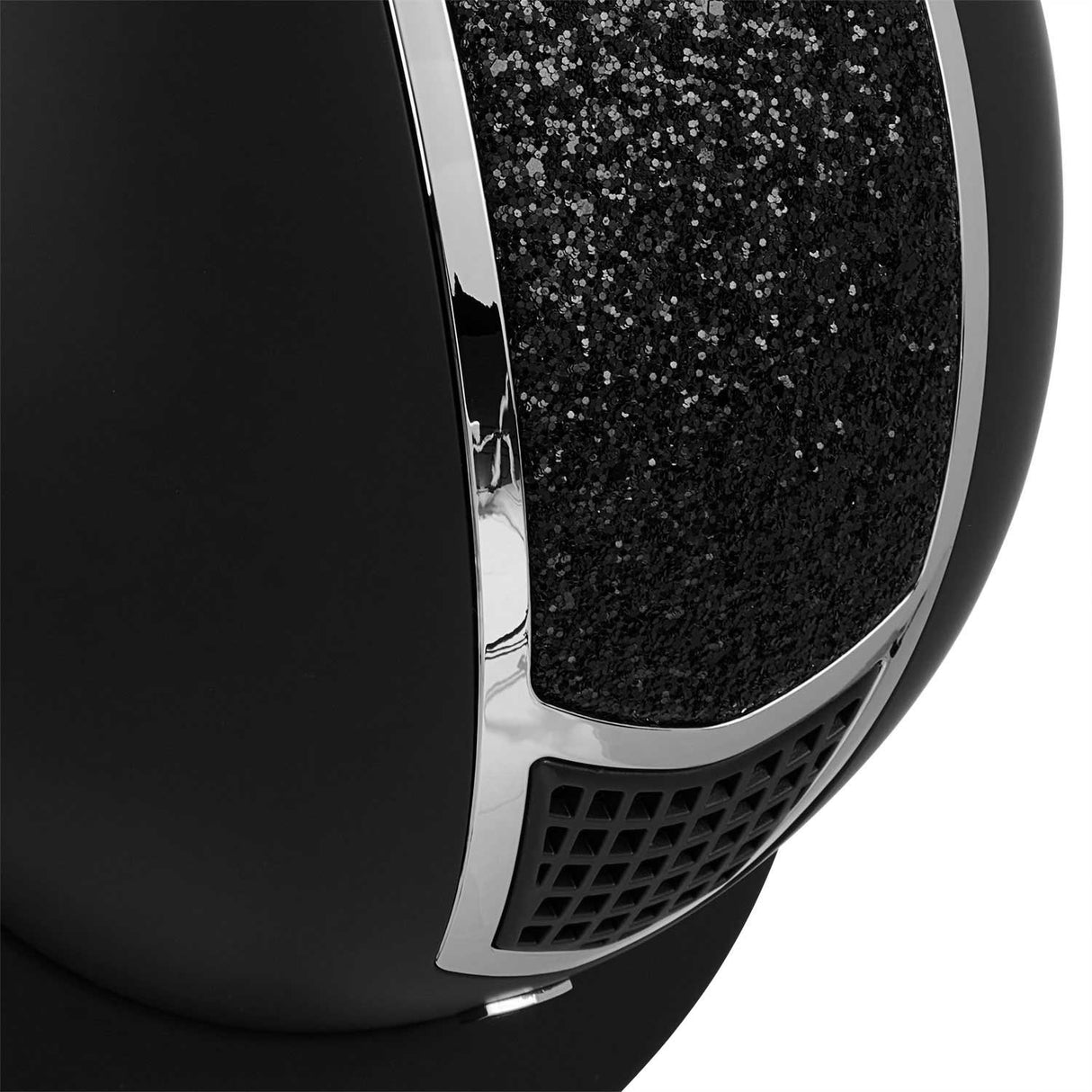 Cap modello Eclipse Stone Mat con brillantini nero e argento Equestro