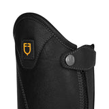 Ghette unisex in morbido cuoio con cerniera laterale Equestro