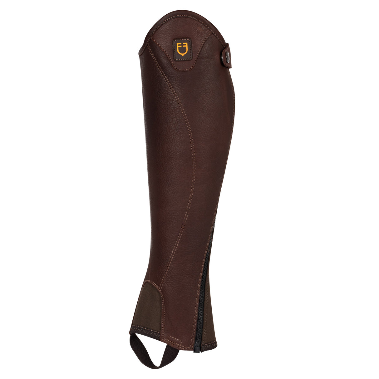 Ghette unisex in morbido cuoio con cerniera laterale Equestro