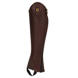 Ghette unisex in morbido cuoio con cerniera laterale Equestro