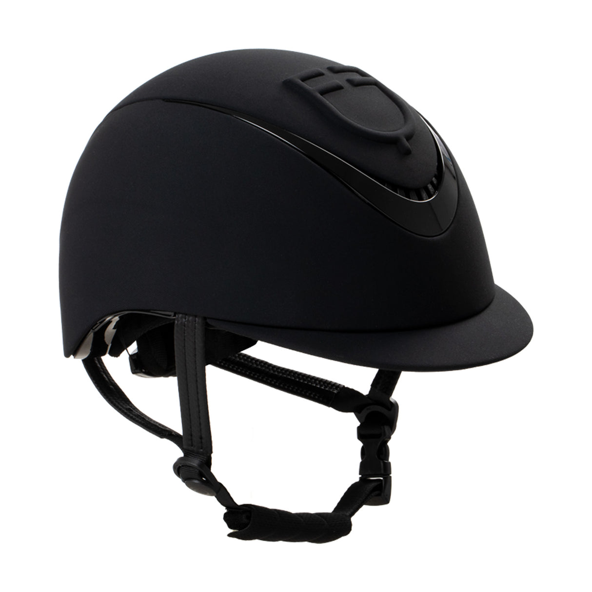 Cap unisex logo a rilievo omologazione EN 1384-2023 Equestro