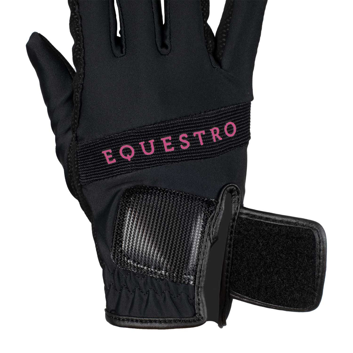 Guanti Equestro in tessuto tecnico con logo multicolor