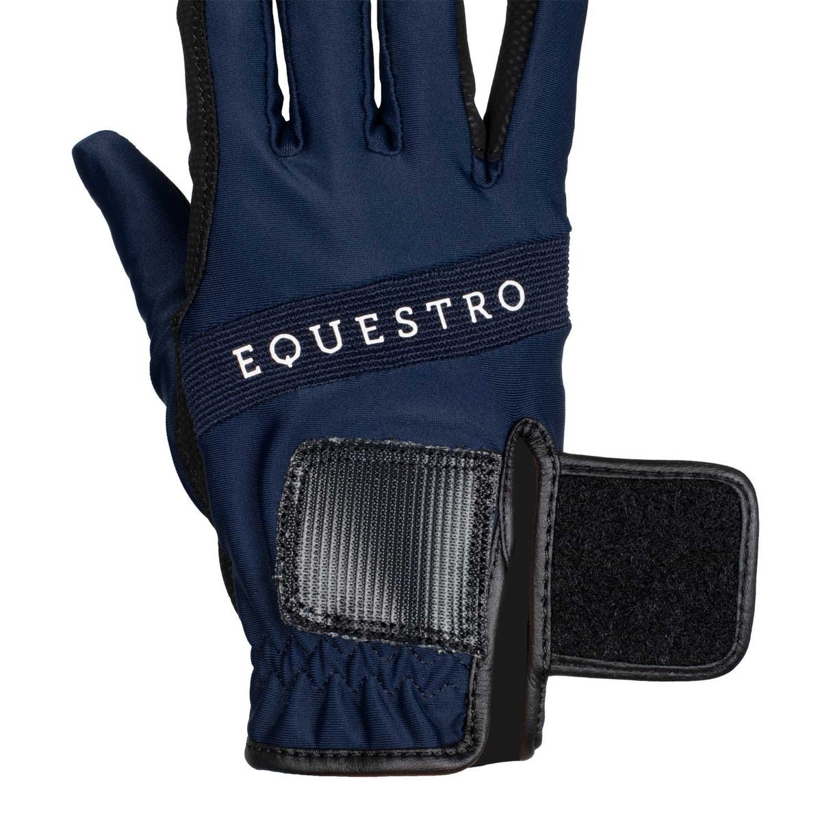 Guanti Equestro in tessuto tecnico con logo multicolor