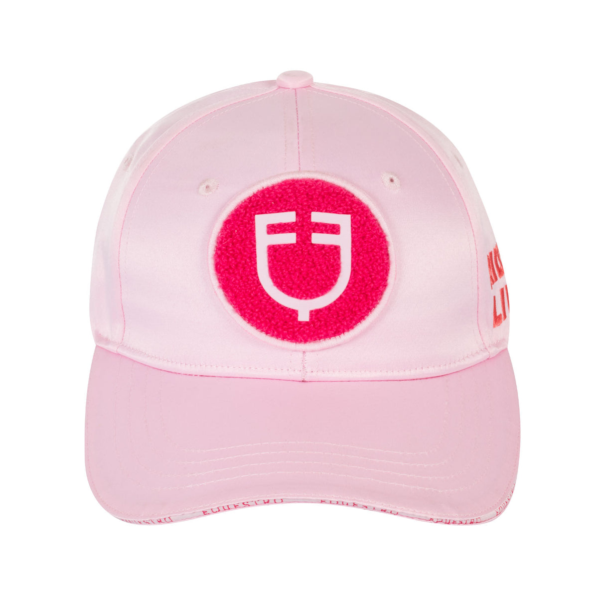 Cappellino unisex baseball con patch logata in spugna Equestro