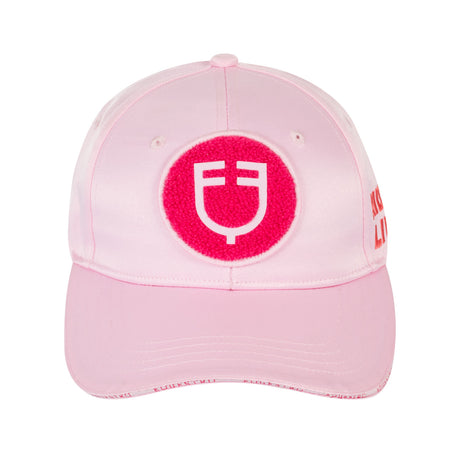 Cappellino unisex baseball con patch logata in spugna Equestro