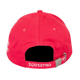 Cappellino unisex baseball con patch logata in spugna Equestro