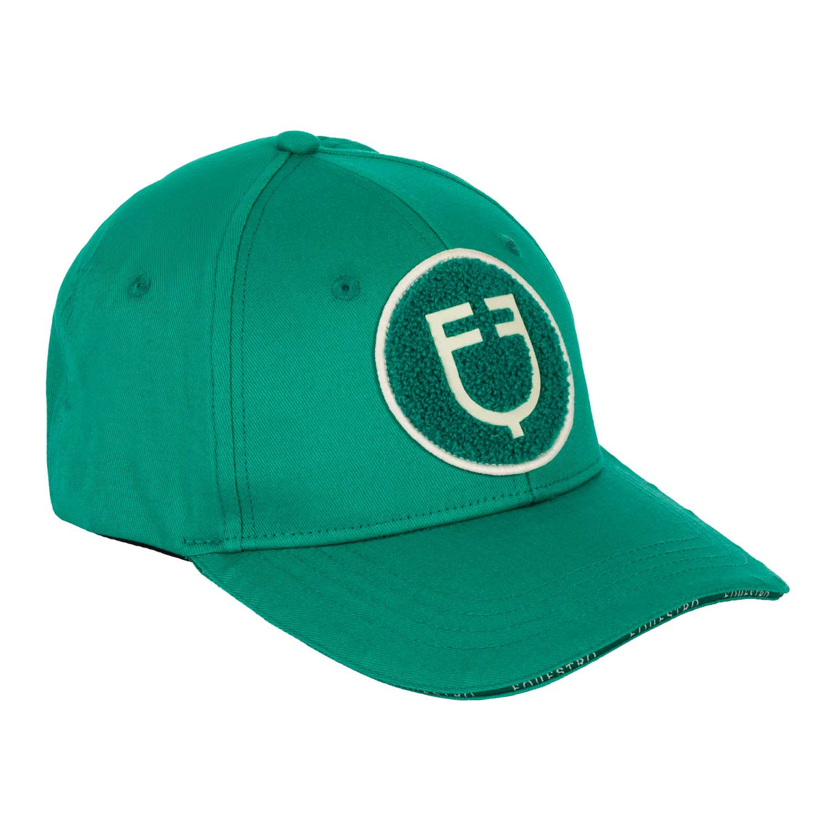 Cappellino unisex baseball con patch logata in spugna Equestro