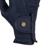 Guanti unisex in pelle sintetica con chiusura a strappo Equestro