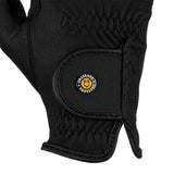 Guanti unisex in pelle sintetica con imbottitura e chiusura a strappo Equestro