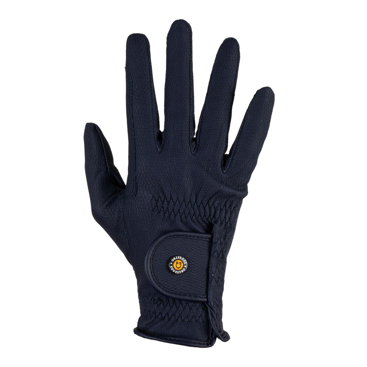 Guanti unisex in pelle sintetica con imbottitura e chiusura a strappo Equestro