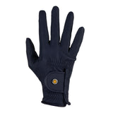 Guanti unisex in pelle sintetica con imbottitura e chiusura a strappo Equestro