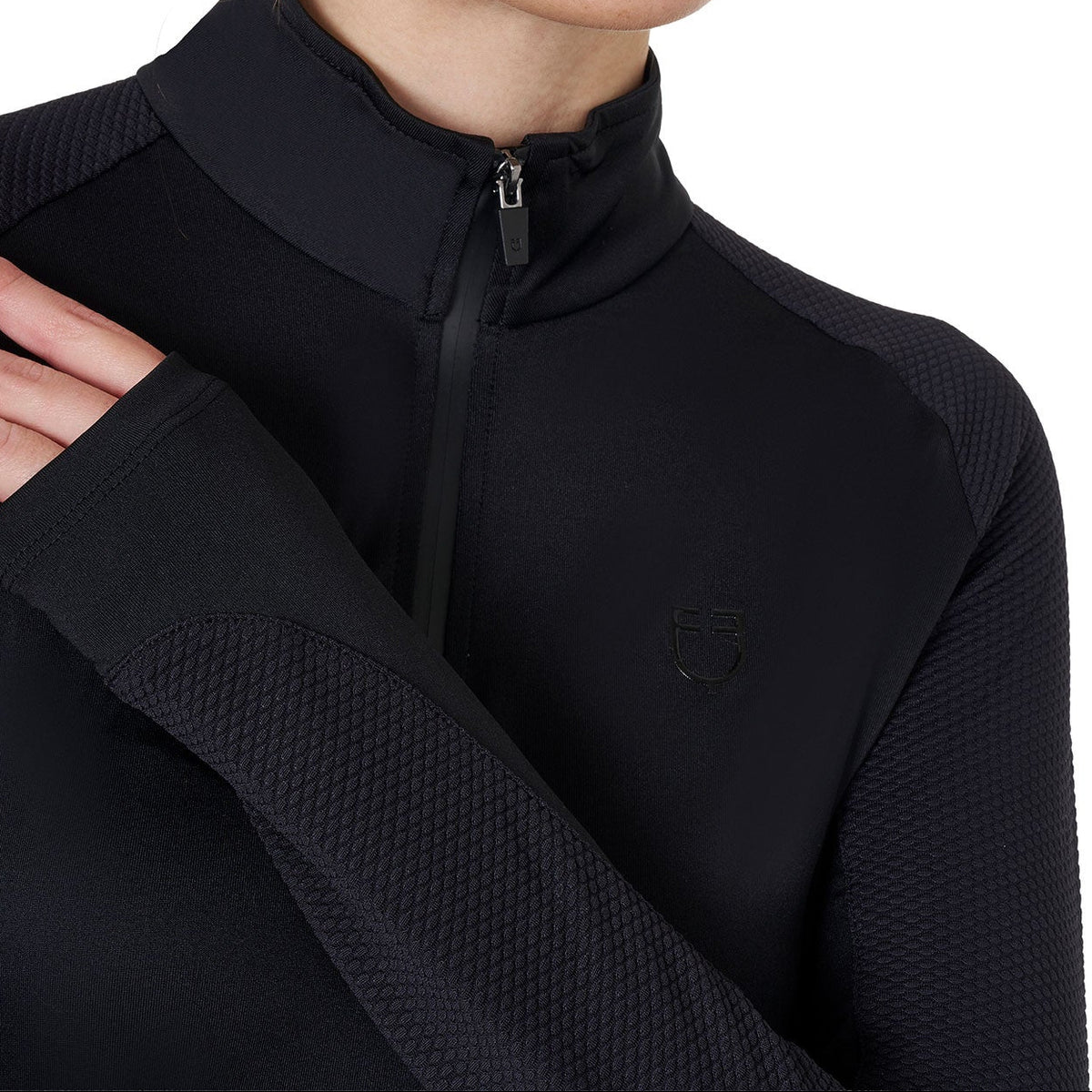 Base layer bambina slim fit manica lunga Equestro