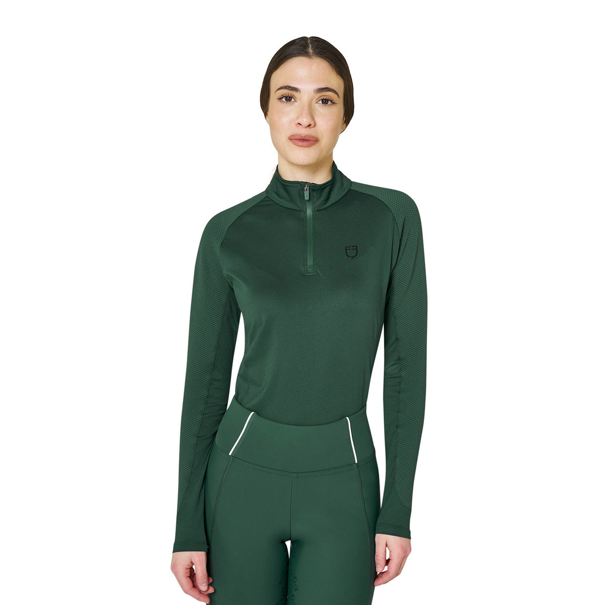 Base layer donna slim fit manica lunga Equestro
