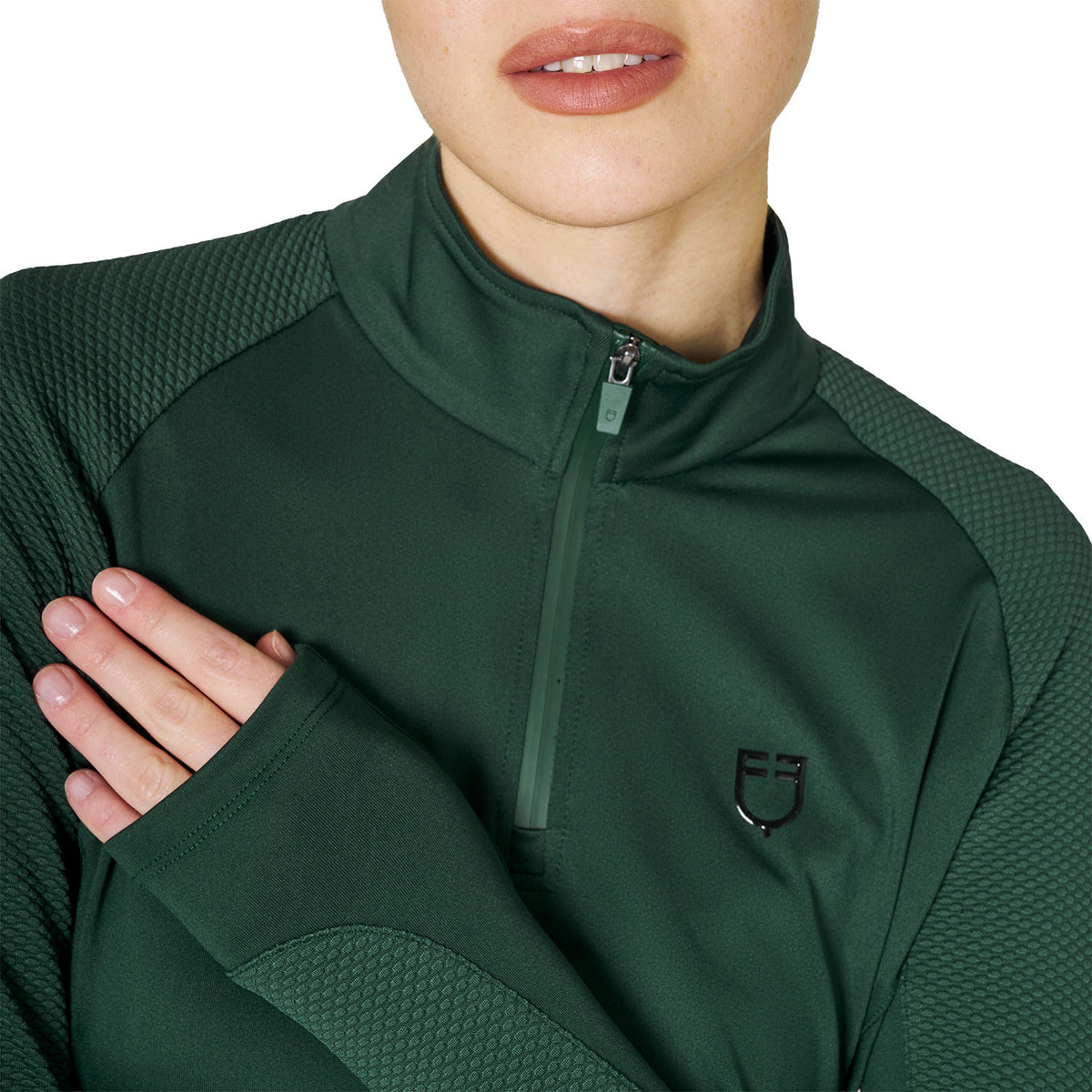 Base layer donna slim fit manica lunga Equestro