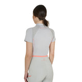Polo tecnica donna slim fit da allenamento Equestro