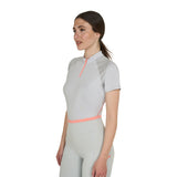 Polo tecnica donna slim fit da allenamento Equestro