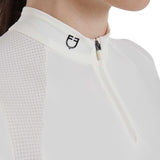 Polo tecnica donna slim fit da allenamento Equestro