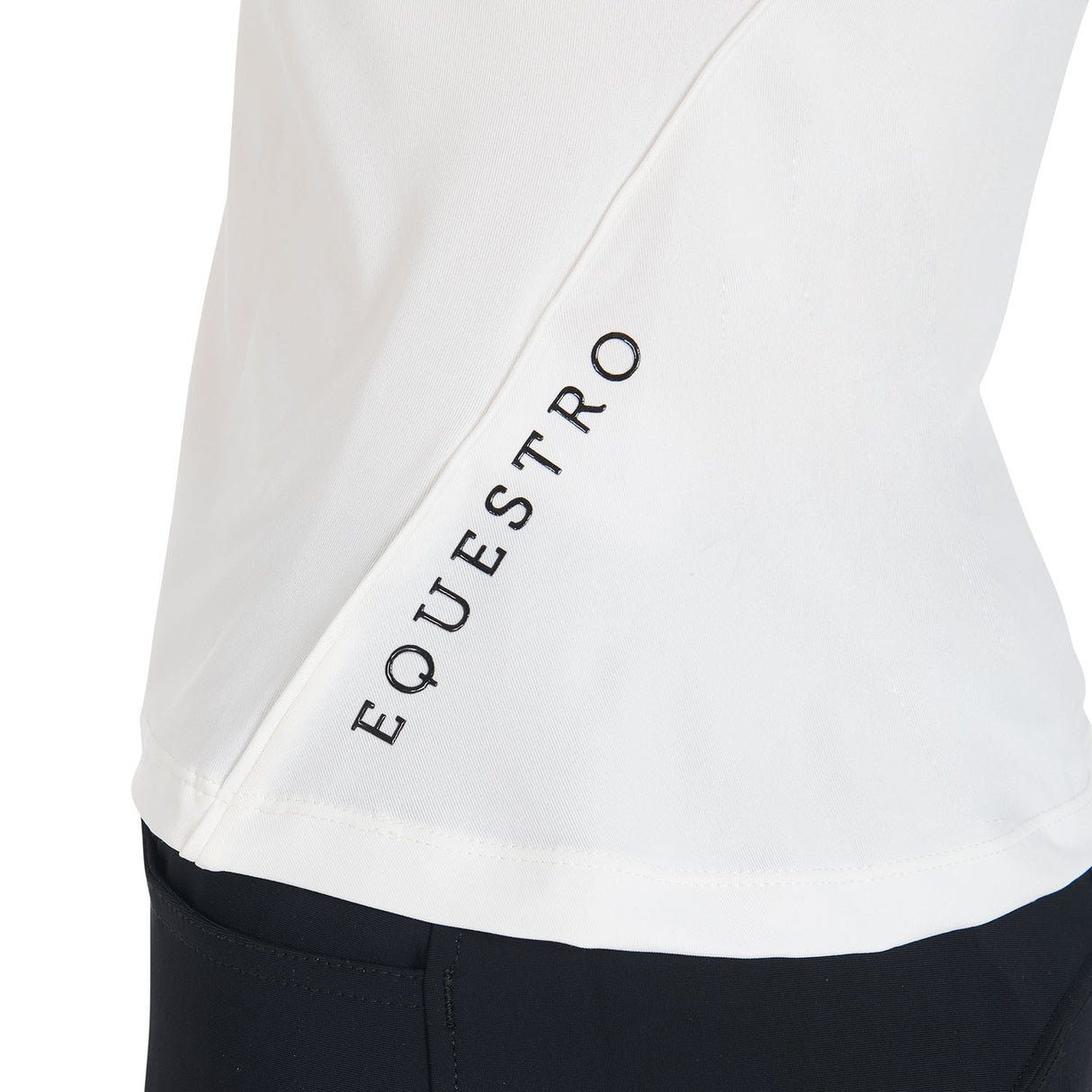 Polo tecnica donna slim fit da allenamento Equestro